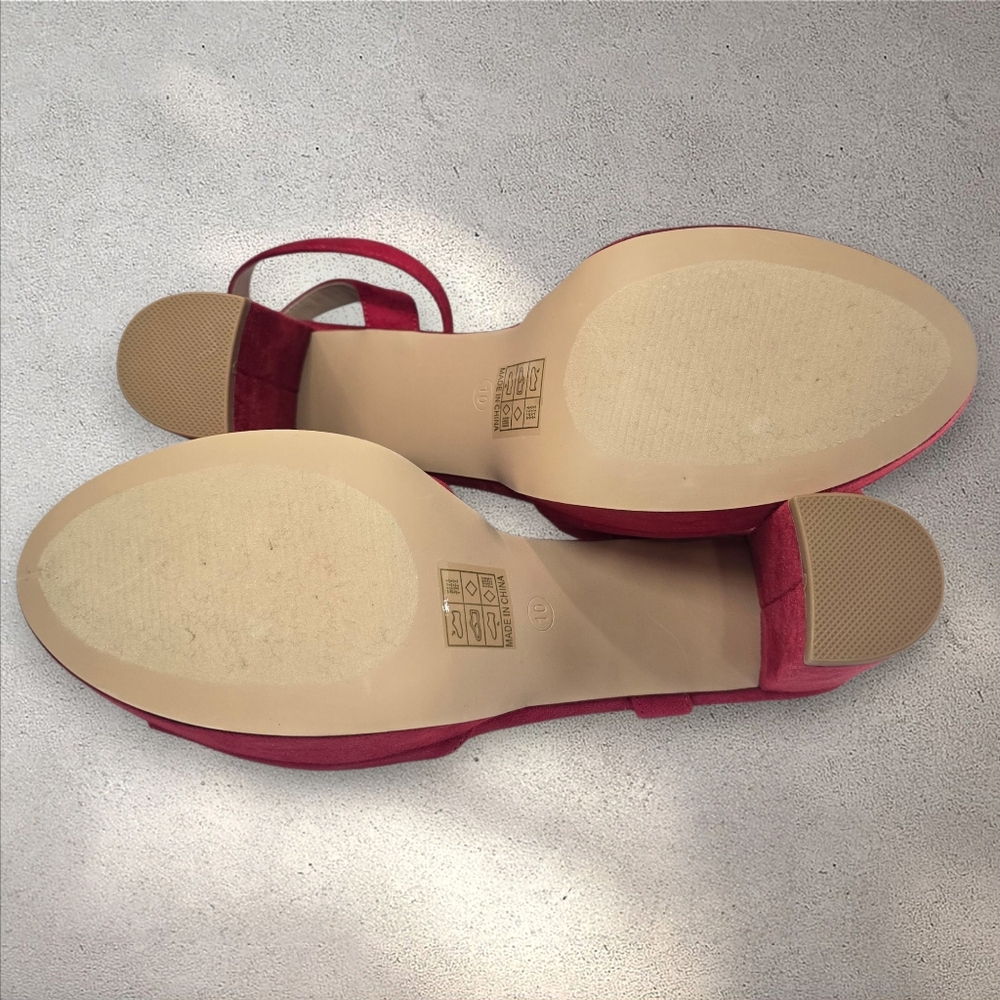 The Journee Collection Nairri Platform Strappy Sandals Size 10 - Picture 6 of 12